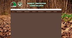Desktop Screenshot of bosquecerroblanco.org